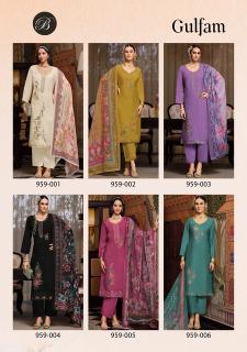 Belliza gulfam dress materials mix in wholesale